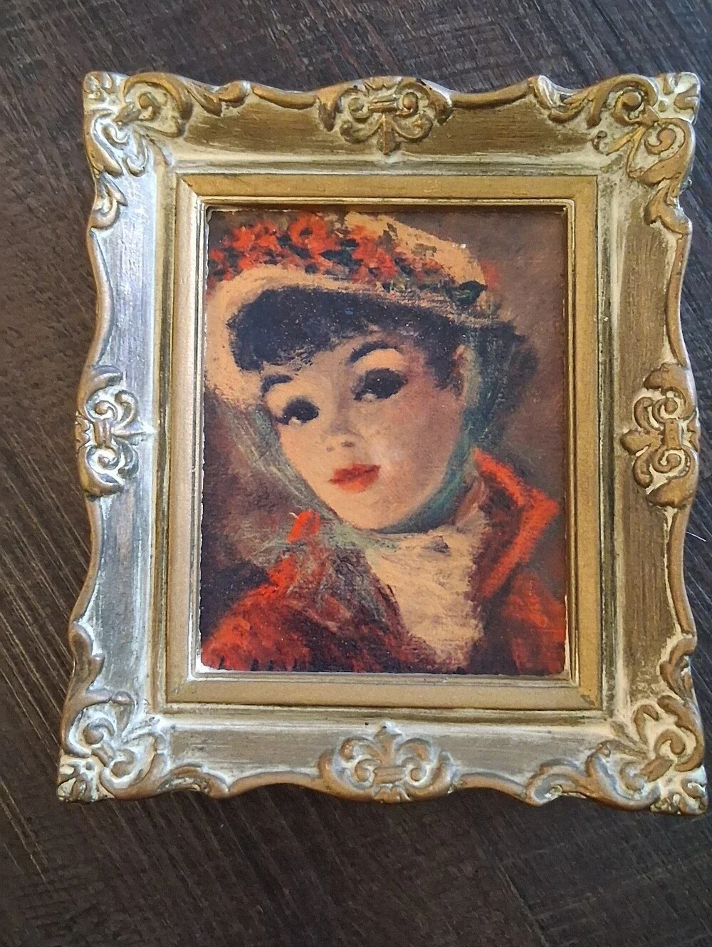 Vintage Gold Framed print titled 